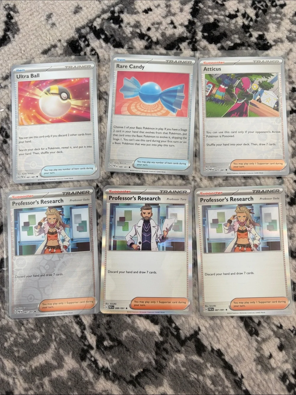 Pokémon Paldean Fates Reverse Holo Trainer Lot 14 Cards | Deck Build | ✨5/$25✨